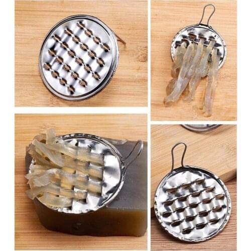 Jelly Scraping Scraper Macroporous Stainless Steel Household DIY Porous Cooking Kitchen Gadget Scraper for fruit 85DA