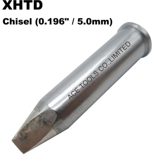 Weller Soldering Tip XHTD Chisel 5.0mm Fit WXP200 WT1011H 200W WTCP51 Station WP200 TCPS Iron Handle Welding Pencil Nozzle Bit
