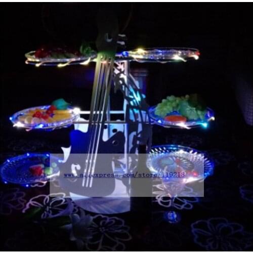 Bar high-grade six-layer fruit rack KTV multi-layer fruit platter creative hotel wedding dessert dried fruit dish rack