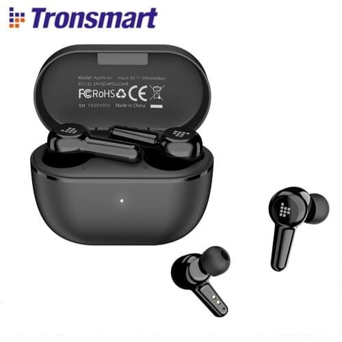 Tronsmart Apollo Air 35dB Hybrid Active Noise Cancelling Earbuds aptX Bluetooth 5.2 Earphone 6 Mics with cVc 8.0 IP45 Waterproof