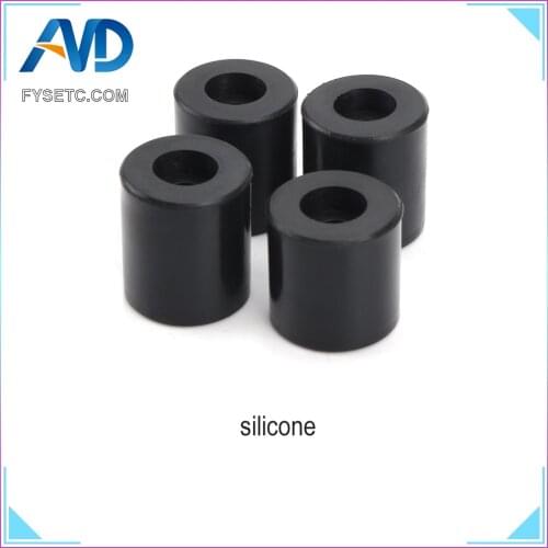 High Temperature 3D Printer Parts Silicone Solid Spacer Hot Bed Leveling Column 3pcs Long + 1PC Short For CR-10/ CR10S Ender-3