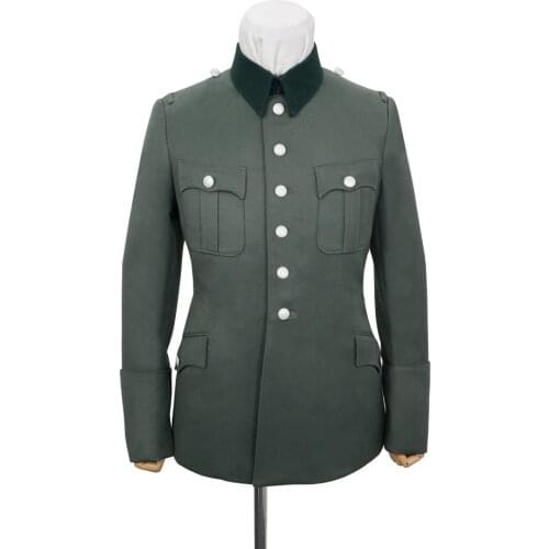 GUDA-B012-OFF WWII German Heer M28 Officer Gabardine service tunic jacket I