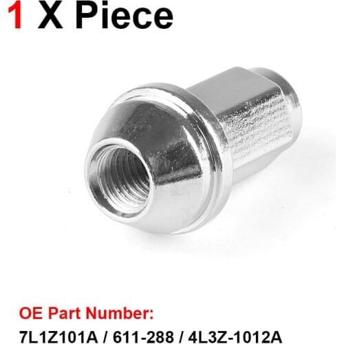 1PCS Wheel lug nuts for Ford F-150 Expedition Chrome M14x2.0 OEM Replacement Lug Nuts 2004-2014 611-288 7L1Z1012A 4L3Z-1012-A