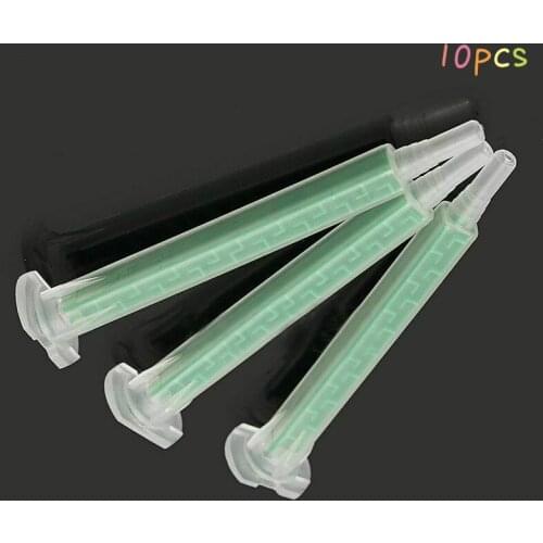 10pcs AB Glue Resin Static Mouth Mixing Nozzles Tube AB Gun Designed MA Series and Square Bayonet Mixing Tube Mixer Tools