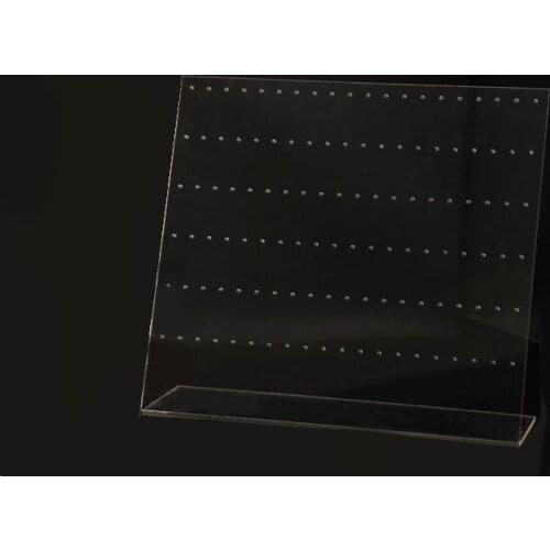 120 Pair Earrings Type L Display Showcase Jewelry Holder Organizer Stand Clear