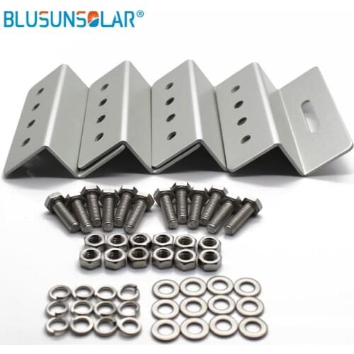 20 sets high quality Z- Mounting 100% Aluminum Solar Panel Roof Mounting Bracket for Carvan Roof ZJ0220