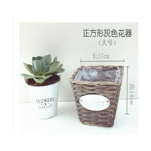 A05 For home decoration Decoration Crafts rattan storage handmade mini cute basket Rural basket Flower Hotel Cafe decoration