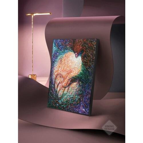 Origins of Nature Abstract Canvas Print Poster Art Oil Painting Landscape Large Modern Wall Picture For Living Room Decor