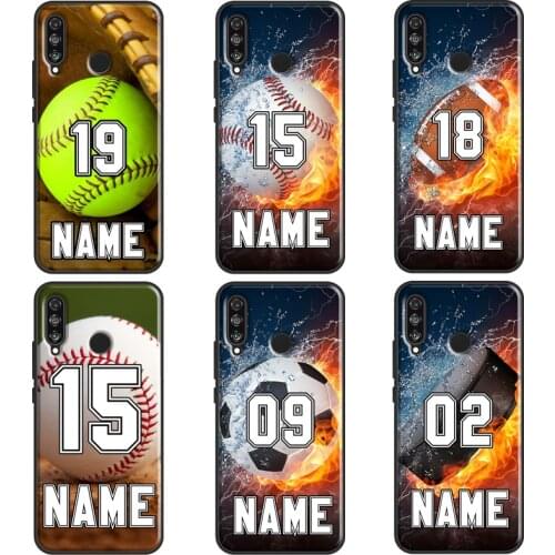 PERSONALIZED NUMBER NAME Hockey BASKETBALL Case For Huawei P40 Lite P10 P20 P30 Mate 10 20 Lite Mate 30 Pro P Smart Z 2019 Coque