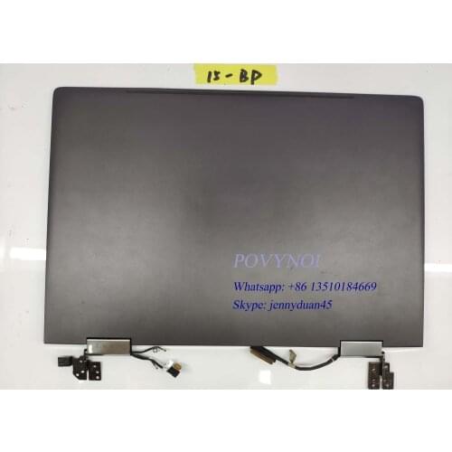 For HP Envy X360 15-BP 15M-BP series LCD display FHD touchscreen hinge up DARK Gray
