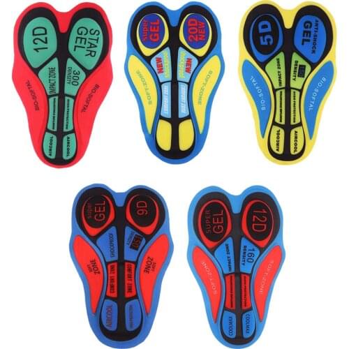 5D / 9D/ 12D / 20D Breathable Pad for Bike Bicycle Underwear Shortie Shorts Pants Cycling Clothing Seat Pad Biking Equipment