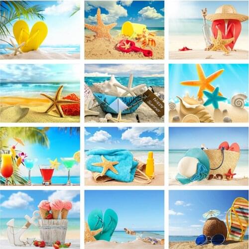 Evershine 5D DIY Diamond Painting Cross Stitch Seaside Landscape Diamond Embroidery Full Square Drill Home Decoration Art