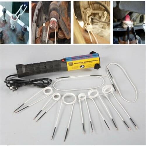 110/220V Magnetic Induction Heater 16 Coils Bolt Heat Remover Tool Kit Screw Tool Bolt Remover Repair Machine Tool US/EU Plug