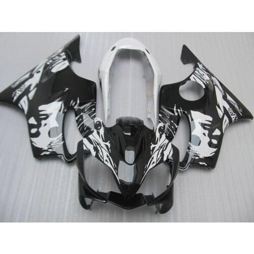 Injection molding fairing kit for Honda CBR600 F4I 04 05 06 07 white black fairings set CBR600 F4I 2004 2005 2006 2007 NJ03