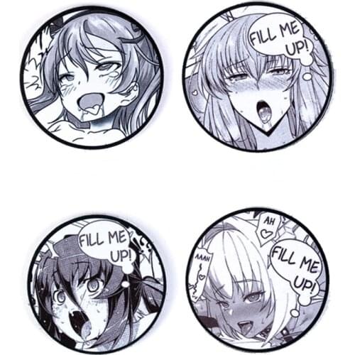 Quadratic Element Japan Comic Emoticons Sexy Beautiful Girl Patch Tactical Taste Armband Anime Badge Stickers For Clothes Decor