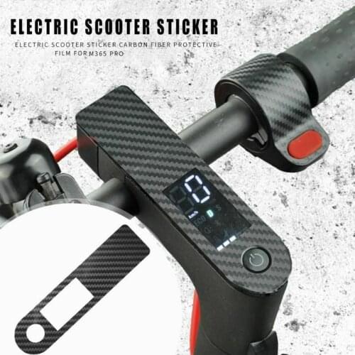 Electric Scooter Sticker Carbon Fiber Waterproof Anti-Slip Protective Film for Xiaomi Mijia M365 Pro Scooter Accessories