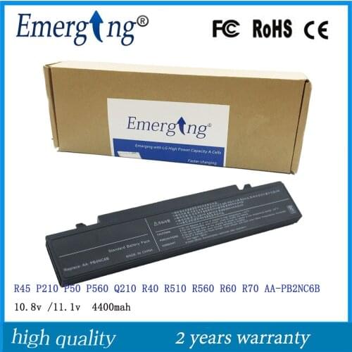 New Laptop Battery for Samsung R45 P210 P50 P560 Q210 R40 R510 R560 R60 R70 AA-PB2NC6B AA-PB4NC6B