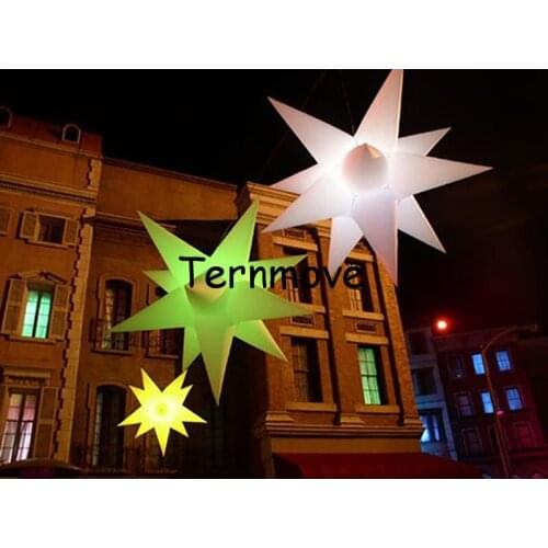 Lighting sky stars, hall decoration balloon,LED lighting for wedding LED lighted inflatable star for decoration
