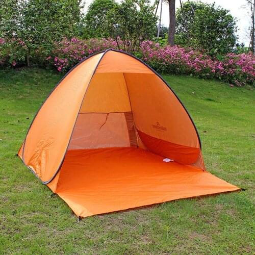 Outdoor camping supplies tent hand awning field beach sunshade tent sun protection breathable speed open tent