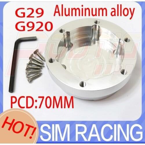 For Logitech G29 G920 12 13 14inch Steering Wheel Adapter Plate PCD 70mm Racing car game Modification