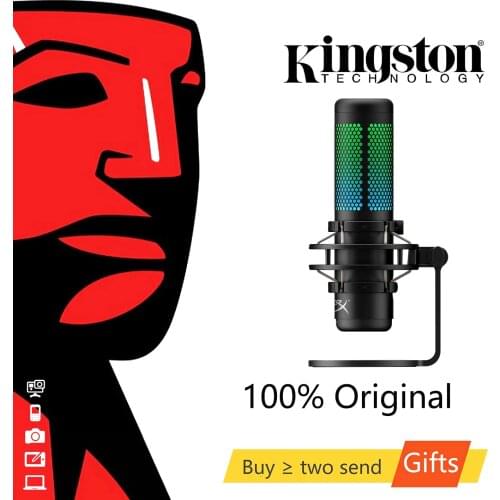 Kingston HyperX QuadCast S Professional Electronic Sports Microphone Computer Live Microphone RGB Microphone Device Voice Game