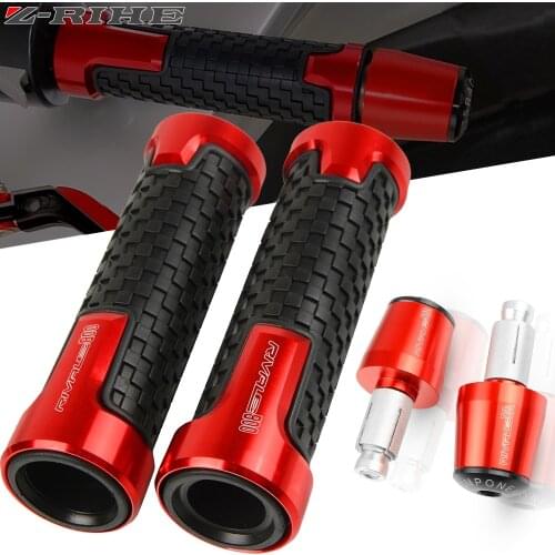 Motorcycles Aluminum Handlebar Knobs Hand Grips Handle Bar Cap End Plug For MV AGUSTA RIVALE 800 Rivale800 2013-2016 2015 2014