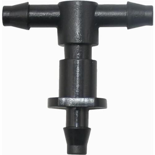1/4" tee Connector Removable water splitter 4/7 hose garden irrigation water tee barb Drip Irrigation Fittings 20 Pcs