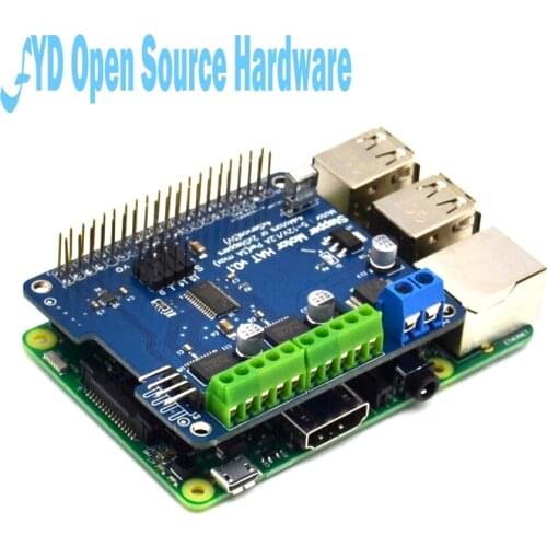Stepper motor servo robot expansion board for Raspberry Pi Zero / 3B / 2B / B