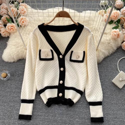 SINGREINY Korean Knitted Cardigan Women Long Sleeve Single Breasted Slim Sweater Autumn Winter Retro Warm Streetwear Outerwear