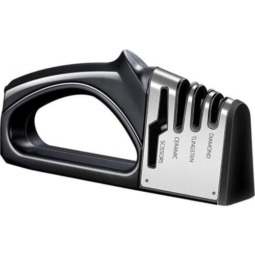 Knife Sharpener Professional 3 Stages Kitchen Sharpening Stone Grinder Knives Whetstone Tungsten Diamond Ceramic Sharpener Tool