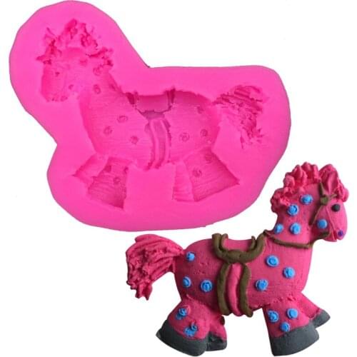 Trojans Shape fondant silicone soap mold kitchen baking chocolate pastry candy Clay making cupcake lace decoration tools FT-0138