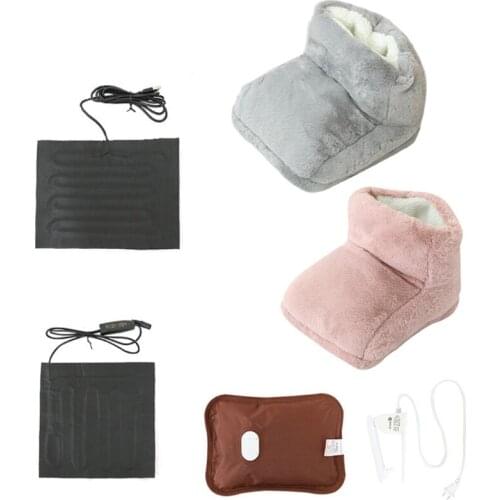 Winter Supplies Plug-In High-Cut Rabbit Fur Foot Warmer Office Heating Artifact