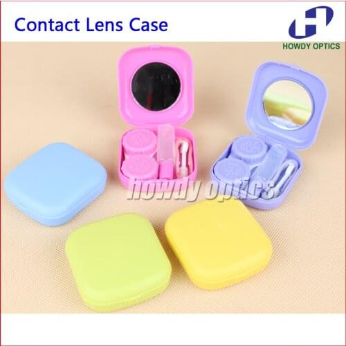 10pcs Wholesale Lovey Sweet Contact Lens Case Free Shipping