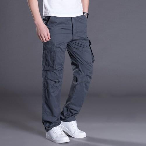 Army Tactical Pants Men Outdoor Military Long Trousers Men 2021 Summer Casual Multi-pockets Cargo Pants Quick-drying Thin Pants