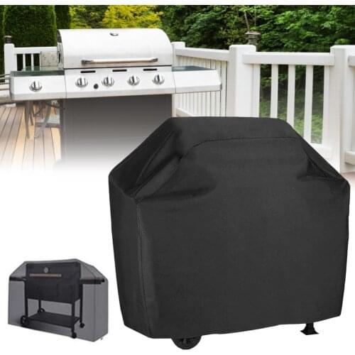 Grill Cover Outdoor 210D Heavy Duty Waterproof BBQ Cover Anti Aging Water Sunray Wind Resistant Barbeque Cover with Drawstring