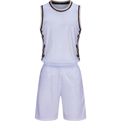 2020 New Men Basketball Set Uniforms kits Sports clothes Mens basketball jerseys college tracksuits DIY Customized