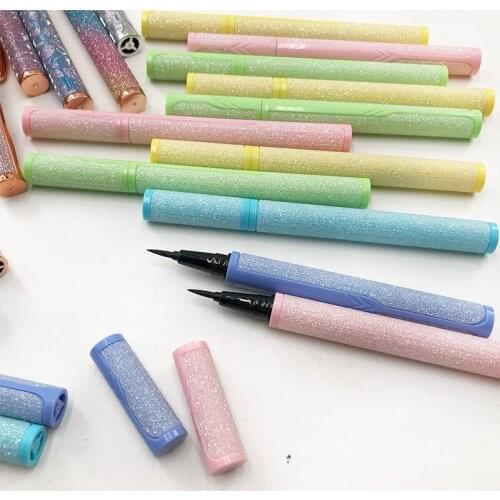 Cosmetic Tool Black Liquid Self-adhesive Eyeliner Pen Candy Colors Waterproof Pen No Blooming Eyeliner 1Pcs Makeup Tool