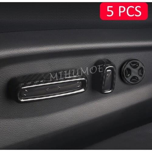 Seat Adjust Switch Cover For Honda Accord 10th 2018 2019 Carbon Fiber Interior Adjuster Adjustment Surrounds