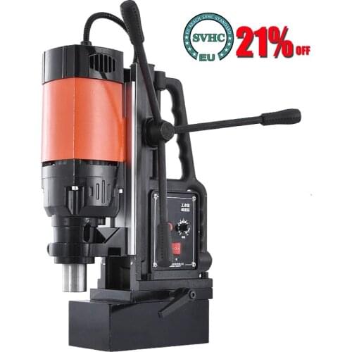 New PR-8028RE Multi-functional Magnetic Drill Speed Regulation Forward Reverse Magnetic Drilling Machine 220V 1680W 0-350r/min