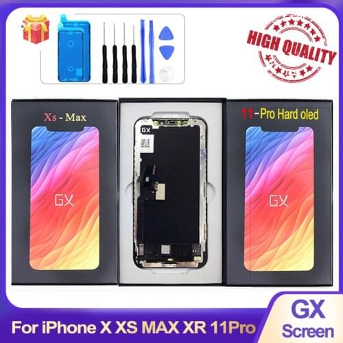OEM GX quality Pantalla For iphone X XS XR 11 Screen LCD Display Touch Screen Digitizer Assembly For iphone X XS 11Pro Max OLED