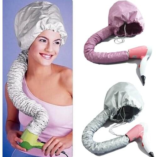 Hairdressing Cap Home Barber Beauty SPA Heated Hair Bonnet Hair Dryer Cap Baking Oil Cap Portable Dryer Heater Hat women fashion