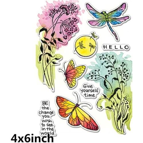 2020 Hot Moonlit Wings New 4x6inch Transparent Silicone Clear Stamp For Scrapbooking DIY Craft Decoration Soft Stamp Photo Album
