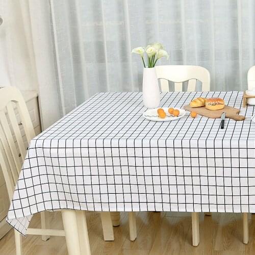 Modern solid table cloth and tablecloths Tablecloth Christmas Tree and Deer Linen and Cotton Fresh Table Cloth New Korean Style