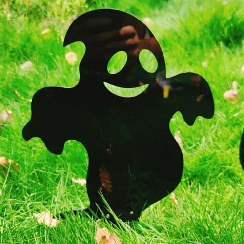 Halloween Ghost Garden Decoration Funny Halloween Art Decorative Stakes Silhouettes for Terrace Backyard Lawn TS2