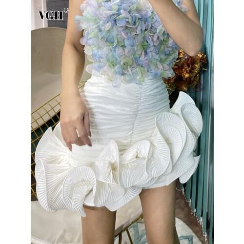VGH High Waist Skirts For Women