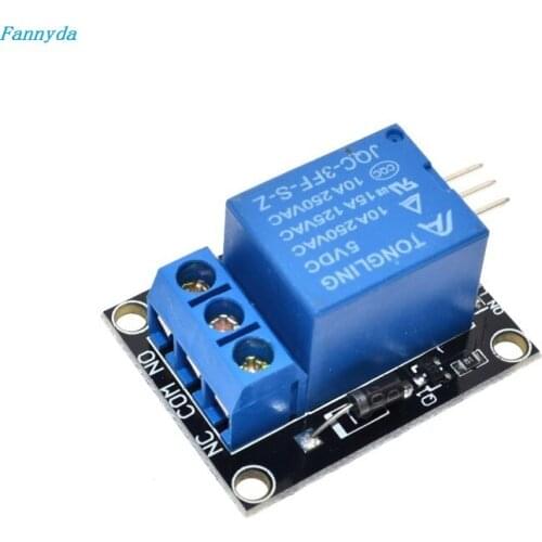 Fannyda 1 Channel 5V Relay Module for arduino 1-Channel relay KY-019 For PIC AVR DSP ARM for Arduino