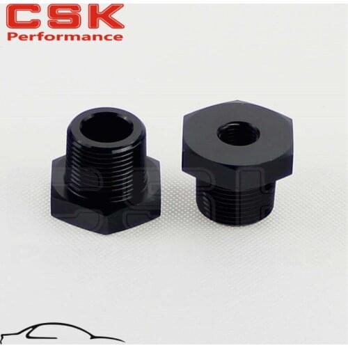 2pcs 3/4" Male x 1/4" Female NPT Thread Reducer Hex Bushing Pipe Fitting Alloy