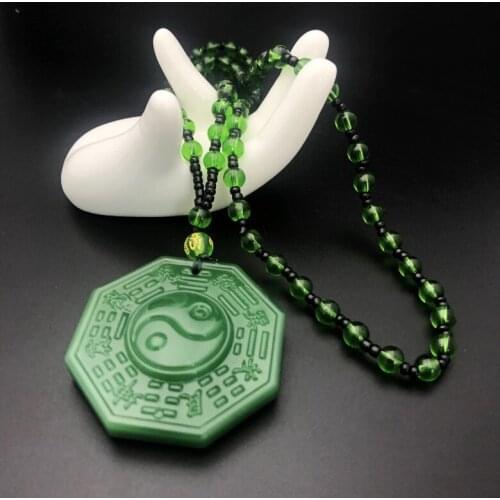 2021 Geomantic omen master safe Bring good luck exorcise evil spirit Eight trigrams Pendant Amulet Card multipurpose talisman