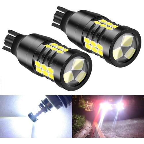2x W16W T15 1156 P21W BA15S T20 LED Bulbs 3030SMD Canbus OBC Error Free LED Backup Light 921 912 W16W LED Bulbs Car Reverse Lamp
