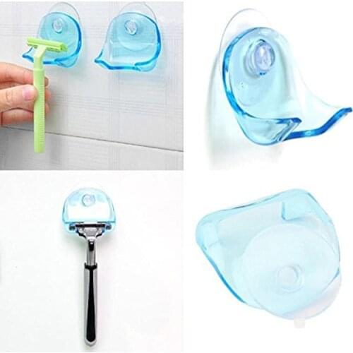 5PCS Bathroom Razor Holder держатель для бритвы Wall Sucker Suction Cup Razor Holder Rack scheermes houder